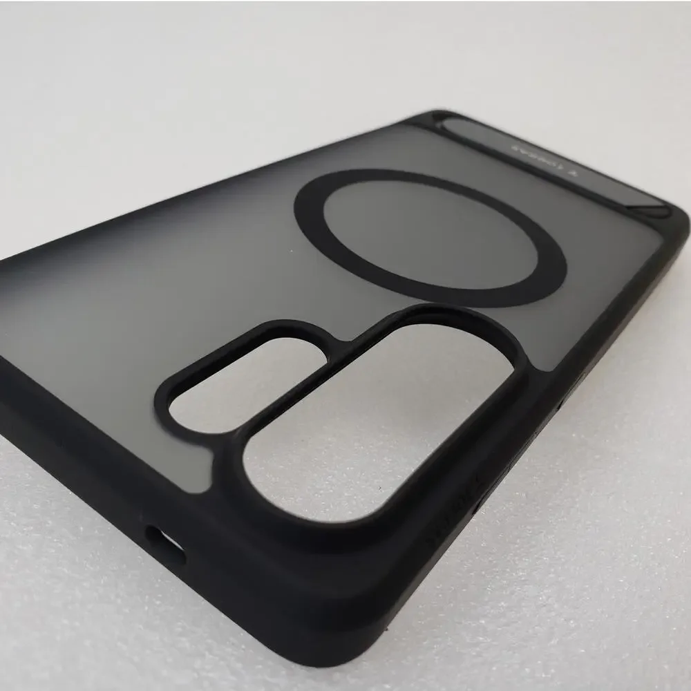TORRAS Strong Magnetic Case with Kickstand for Samsung Galaxy S26 Ultra - Black